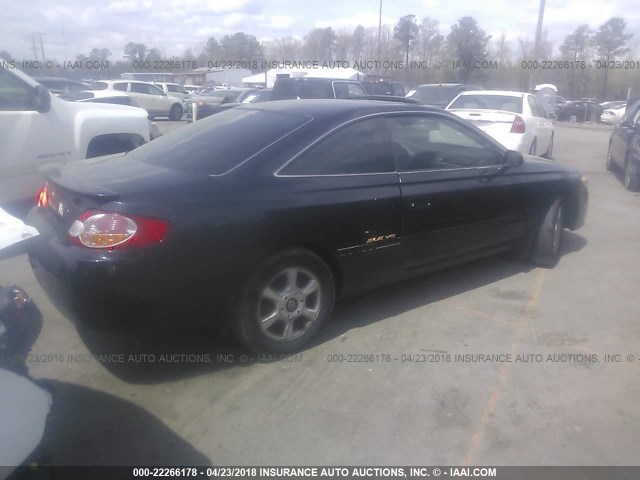 2T1CF28P32C590812 - 2002 TOYOTA CAMRY SOLARA SE/SLE BLACK photo 4