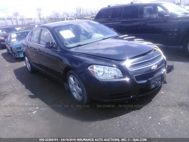 1G1ZB5E09CF290305 - 2012 CHEVROLET MALIBU LS BLACK photo 1