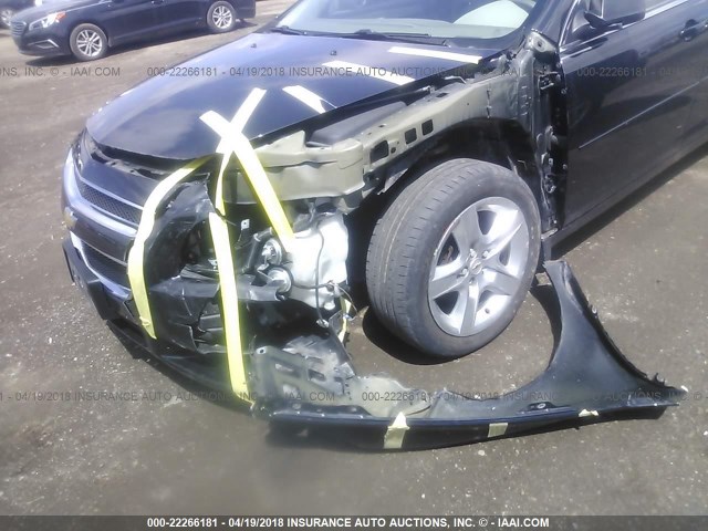 1G1ZB5E09CF290305 - 2012 CHEVROLET MALIBU LS BLACK photo 6