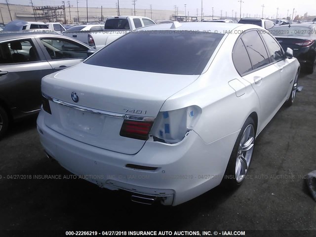 WBAYA6C53ED826607 - 2014 BMW 740 I WHITE photo 4