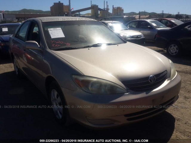 4T1BE32K93U736440 - 2003 TOYOTA CAMRY LE/XLE/SE BROWN photo 1