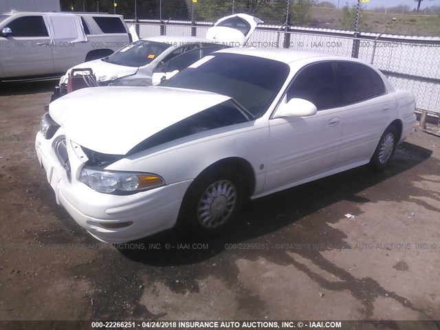 1G4HP52K14U212121 - 2004 BUICK LESABRE CUSTOM WHITE photo 2