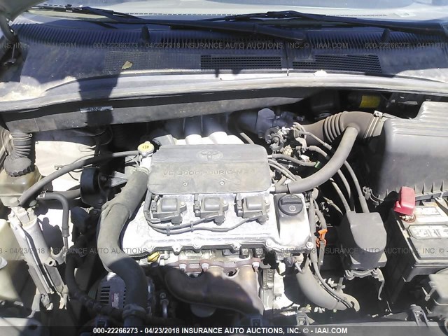 4T3ZF13CXYU257627 - 2000 TOYOTA SIENNA LE/XLE Champagne photo 10