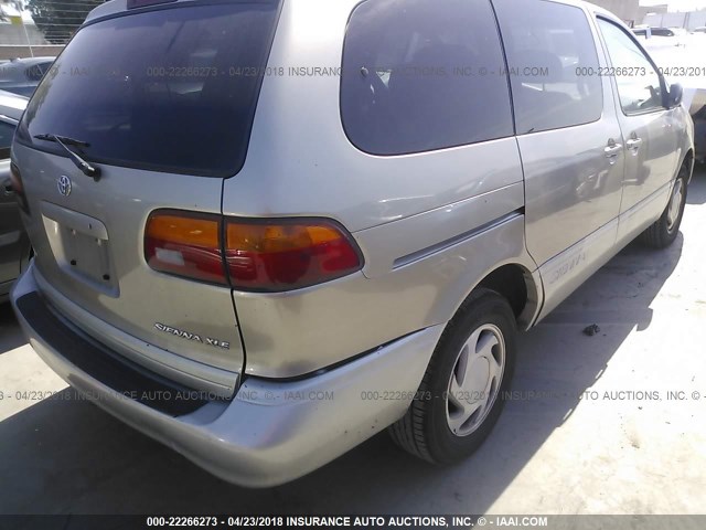 4T3ZF13CXYU257627 - 2000 TOYOTA SIENNA LE/XLE Champagne photo 4