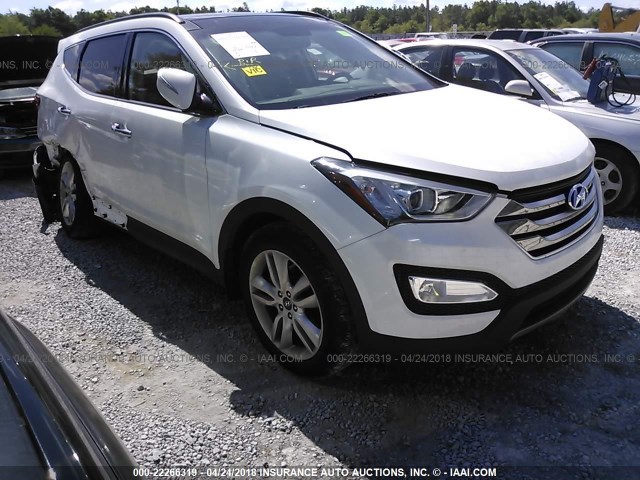 5XYZW4LA2FG294358 - 2015 HYUNDAI SANTA FE SPORT  WHITE photo 1