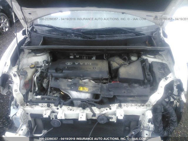 JTLKE50E891092313 - 2009 TOYOTA SCION XB თეთრი ფოტო 10