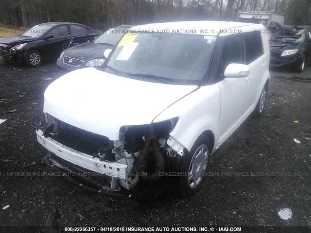 JTLKE50E891092313 - 2009 TOYOTA SCION XB თეთრი ფოტო 2