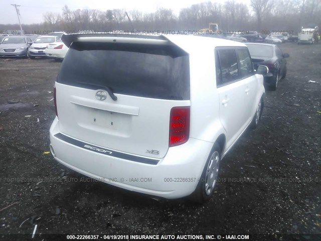 JTLKE50E891092313 - 2009 TOYOTA SCION XB თეთრი ფოტო 4