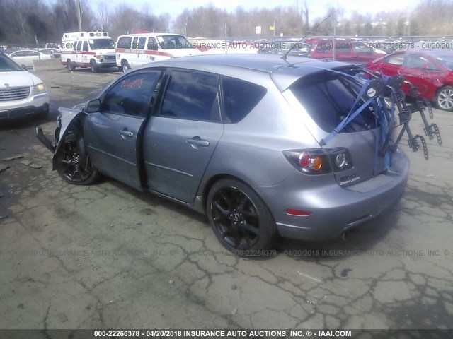 JM1BK143051290612 - 2005 MAZDA 3 HATCHBACK GRAY photo 3