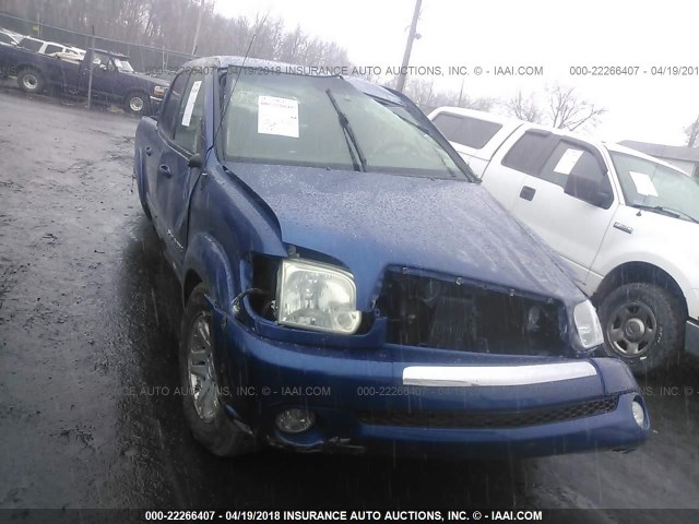 5TBDT44186S522358 - 2006 TOYOTA TUNDRA DOUBLE CAB SR5 BLUE photo 6