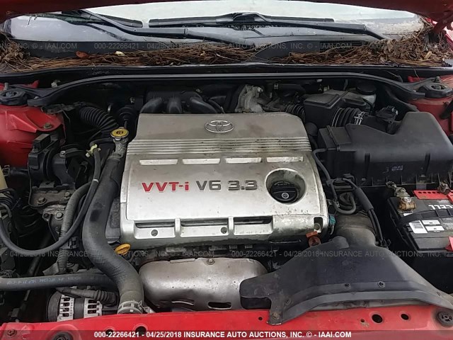 4T1CA30P94U028656 - 2004 TOYOTA CAMRY SOLARA SE/SLE 红色 照片 10