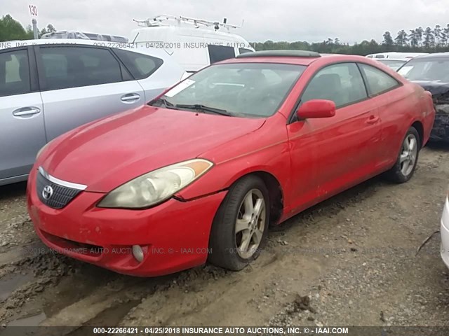 4T1CA30P94U028656 - 2004 TOYOTA CAMRY SOLARA SE/SLE RED photo 2