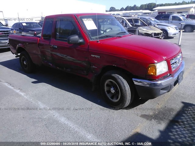 1FTYR44V03PA20718 - 2003 FORD RANGER SUPER CAB RED photo 1