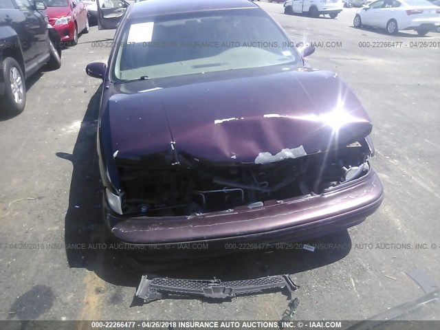 1G1BL52P6SR152735 - 1995 CHEVROLET IMPALA SS CLASSIC/SS MAROON photo 6
