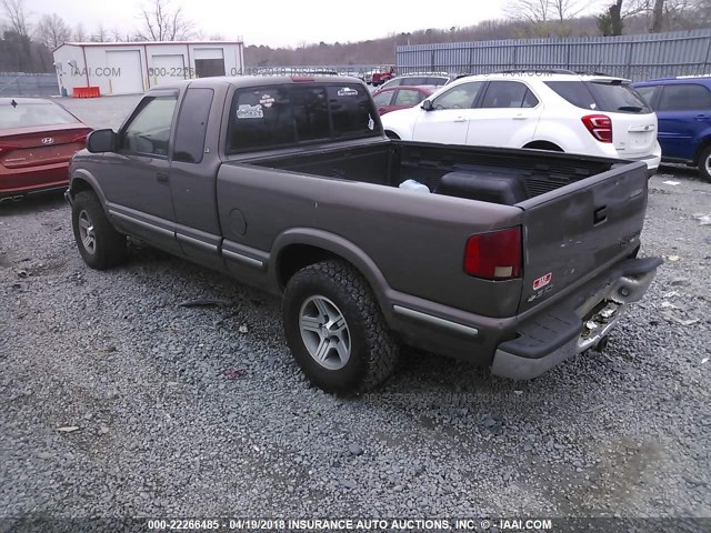 1GCDT19X8W8196603 - 1998 CHEVROLET S TRUCK S10 BROWN photo 3