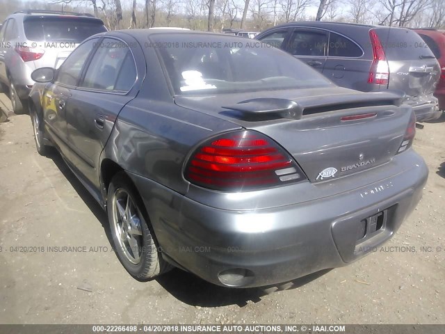 1G2NF52F83C162453 - 2003 PONTIAC GRAND AM SE1 GRAY photo 3