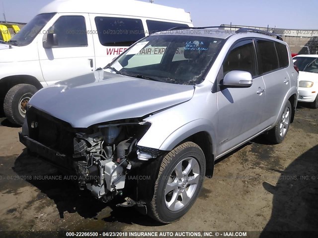 JTMDF4DV5AD035964 - 2010 TOYOTA RAV4 LIMITED Gümüş foto 2