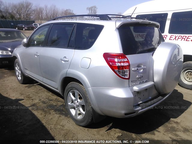 JTMDF4DV5AD035964 - 2010 TOYOTA RAV4 LIMITED Gümüş foto 3