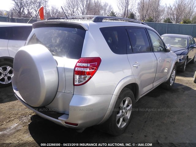 JTMDF4DV5AD035964 - 2010 TOYOTA RAV4 LIMITED Gümüş foto 4