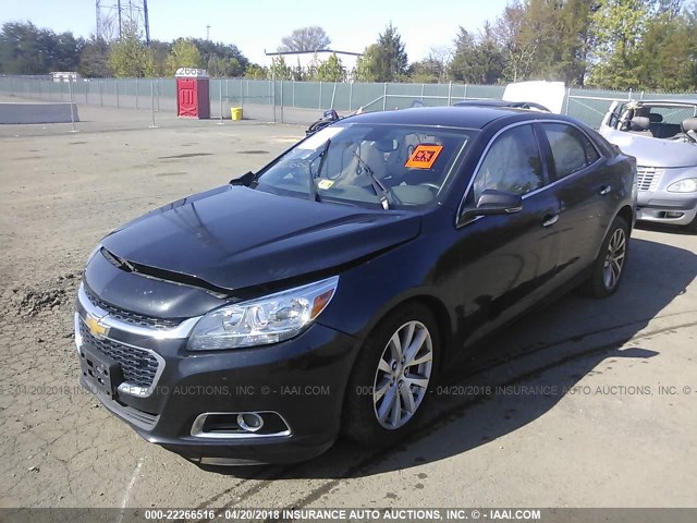 1G11H5SL2EF296296 - 2014 CHEVROLET MALIBU LTZ 黑色 照片 2