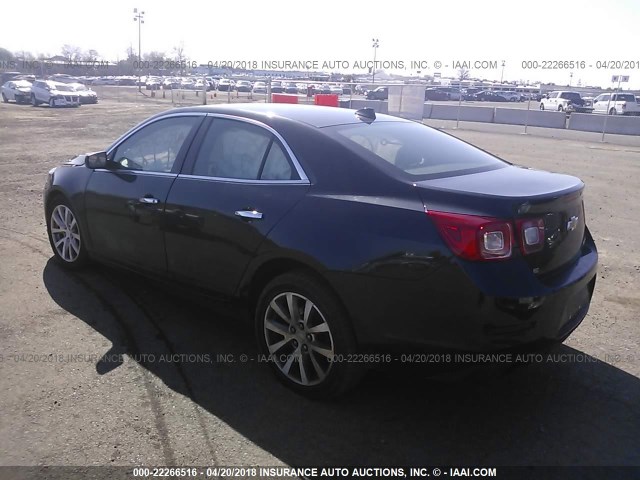 1G11H5SL2EF296296 - 2014 CHEVROLET MALIBU LTZ 黑色 照片 3