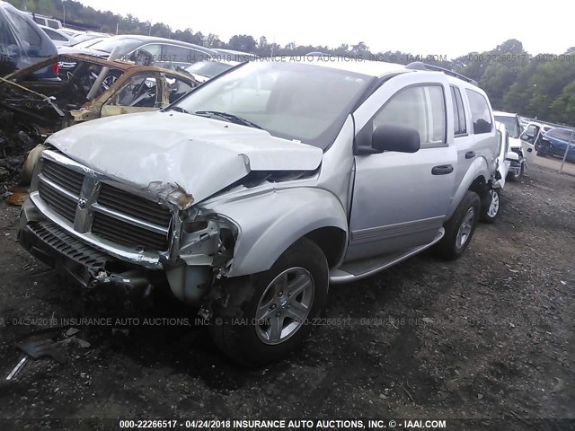 1D8HD58D44F154923 - 2004 DODGE DURANGO LIMITED SILVER photo 2