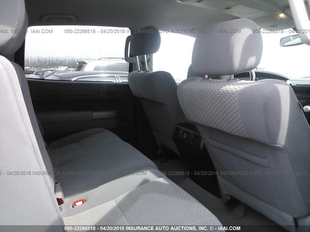 5TFEM5F15BX020892 - 2011 TOYOTA TUNDRA CREWMAX SR5 GRAY photo 8