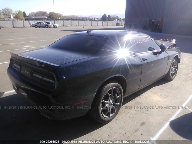 2C3CDZGG7JH205115 - 2018 DODGE CHALLENGER GT BLACK photo 4