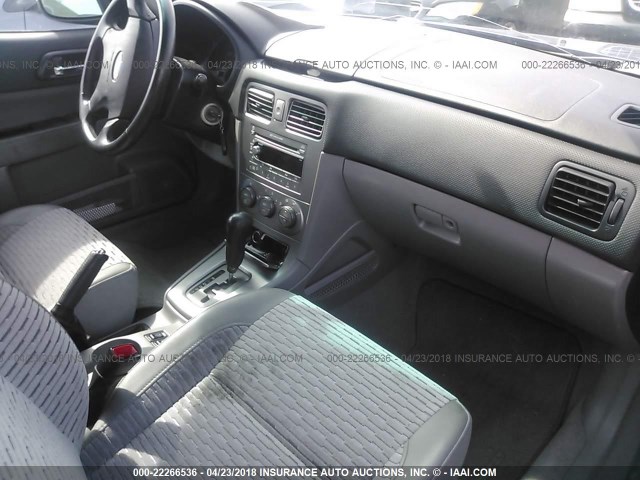JF1SG65644H762054 - 2004 SUBARU FORESTER 2.5XS ლურჯი ფოტო 5