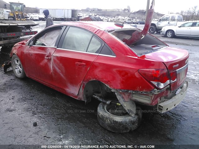 1G1PE5SB0G7150079 - 2016 CHEVROLET CRUZE LIMITED LT RED photo 3