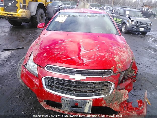 1G1PE5SB0G7150079 - 2016 CHEVROLET CRUZE LIMITED LT RED photo 6