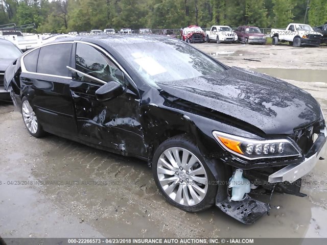 JH4KC1F92FC001698 - 2015 ACURA RLX ADVANCE BLACK photo 1