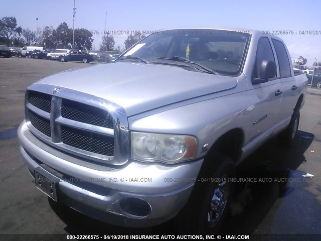 3D7KS28C05G721652 - 2005 DODGE RAM 2500 ST/SLT 银色 照片 2