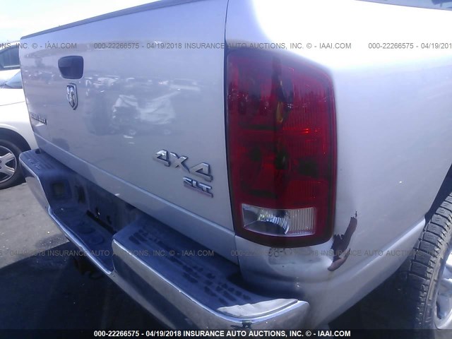 3D7KS28C05G721652 - 2005 DODGE RAM 2500 ST/SLT 银色 照片 6
