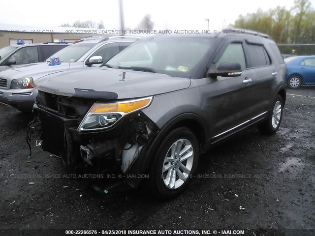 1FMHK7D83BGA90109 - 2011 FORD EXPLORER XLT GOLD photo 2