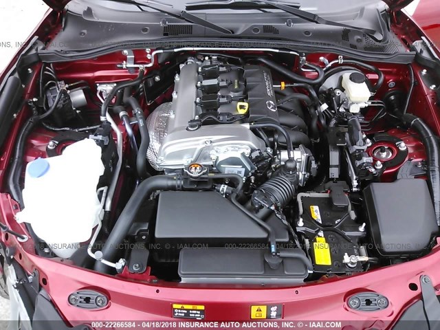 JM1NDAM73J0203554 - 2018 MAZDA MX-5 MIATA GRAND TOURING RED photo 10