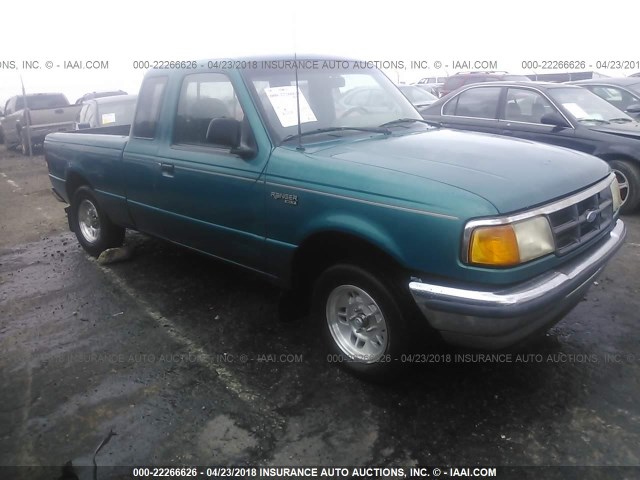 1FTCR14A8RTA56307 - 1994 FORD RANGER SUPER CAB GREEN photo 1
