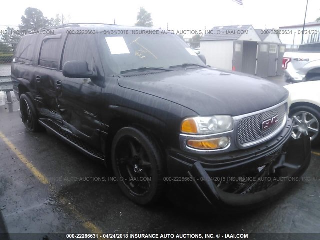 1GKFK66U12J224848 - 2002 GMC DENALI XL K1500 BLACK photo 1