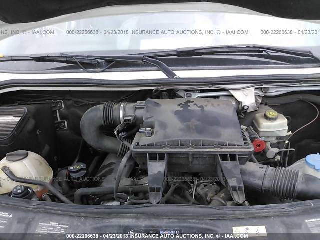 WDYPE8CC6D5732697 - 2013 FREIGHTLINER 2500 SPRINTER 2500 WHITE photo 10