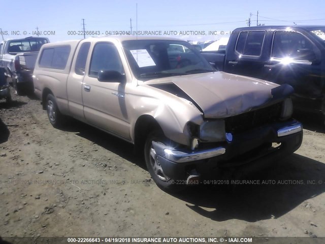 4TAVL52N7YZ635979 - 2000 TOYOTA TACOMA XTRACAB TAN photo 1