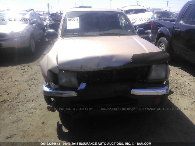 4TAVL52N7YZ635979 - 2000 TOYOTA TACOMA XTRACAB TAN photo 6