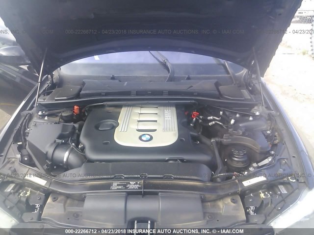 WBAPN7C58AA779284 - 2010 BMW 335 D BLACK photo 10