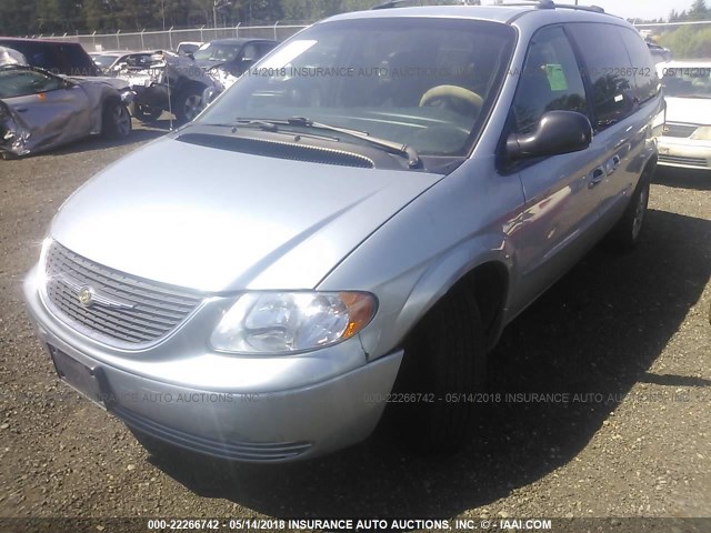 2C4GP44353R278053 - 2003 CHRYSLER TOWN & COUNTRY LX Light Blue photo 2