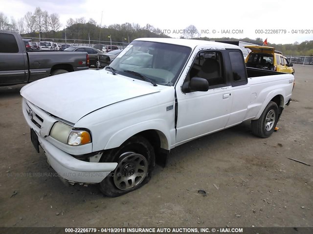 4F4YR16U32TM05691 - 2002 MAZDA B3000 CAB PLUS WHITE photo 2