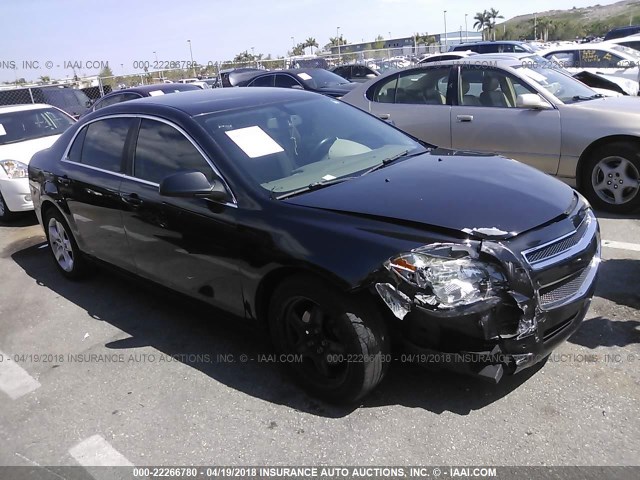 1G1ZA5EU5BF225973 - 2011 CHEVROLET MALIBU LS შავი ფოტო 1