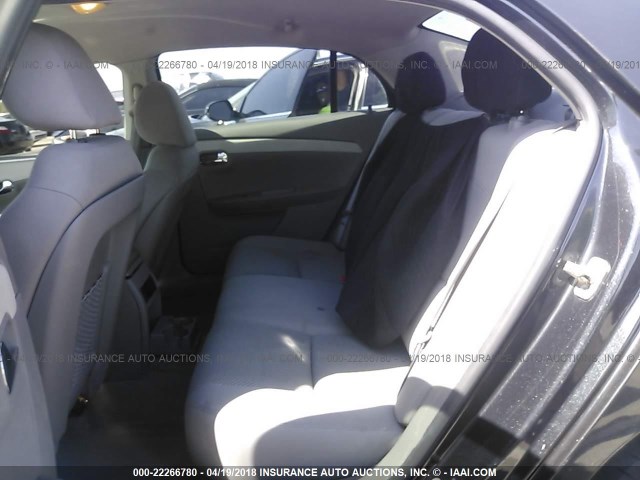 1G1ZA5EU5BF225973 - 2011 CHEVROLET MALIBU LS შავი ფოტო 8