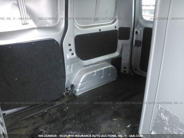 3N6CM0KN2DK694891 - 2013 NISSAN NV200 2.5S/2.5SV SILVER photo 8