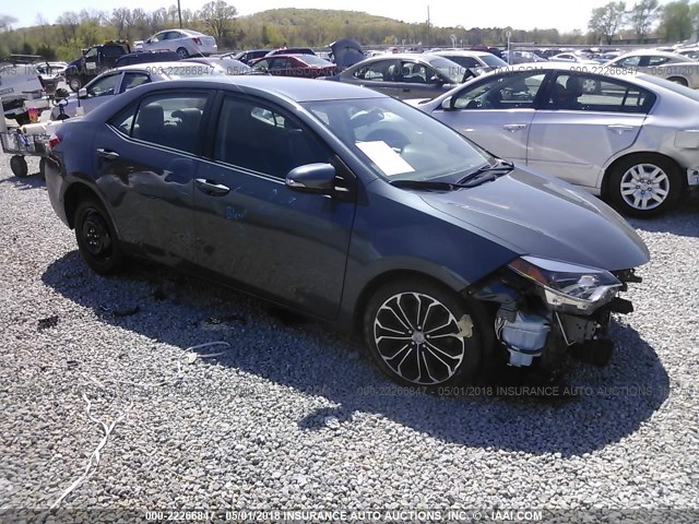 2T1BURHEXFC381582 - 2015 TOYOTA COROLLA L/LE/LE PLS/PRM/S/S PLS GRAY photo 1