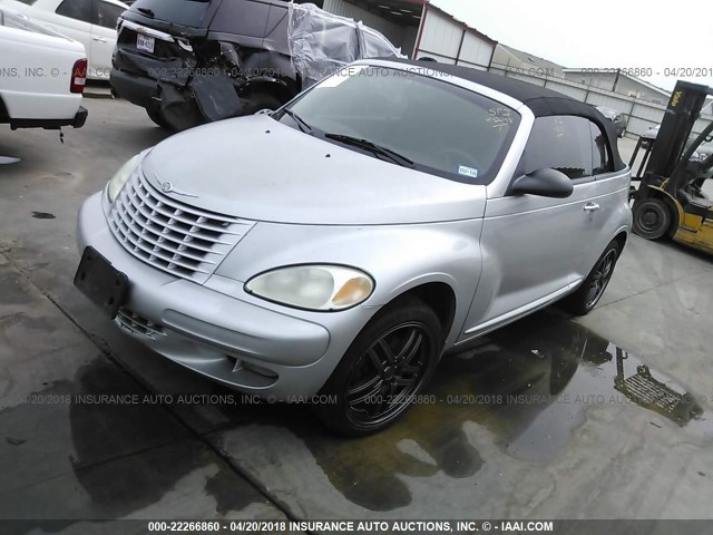 3C3EY55X45T361649 - 2005 CHRYSLER PT CRUISER TOURING SILVER photo 2