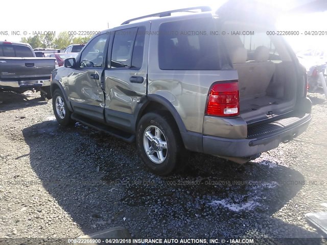 1FMZU63K83ZA87718 - 2003 FORD EXPLORER XLT/XLT SPORT/NBX BROWN photo 3